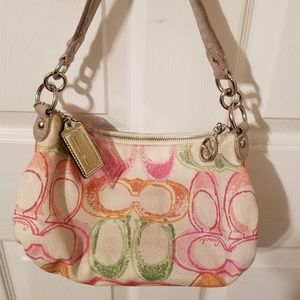 Coach Multi Colored Purse